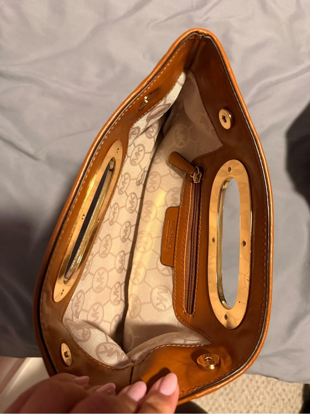 Beige Clutch MK